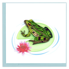 Quilled Frog Greeting Card