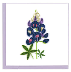 Quilled Bluebonnet Greeting Card