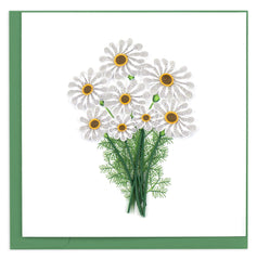 Quilled White Daisies Greeting Card