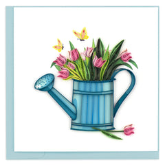 Quilled Happy Gardening Greeting Card