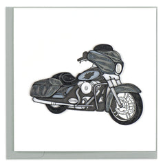 Quilled Motorcycle Greeting Card