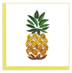 Quilled Pineapple Greeting Card