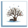 Quilled Winter Tree Greeting Card