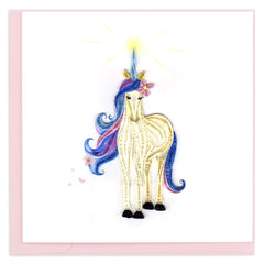 Quilled Unicorn Greeting Card