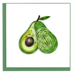 Quilled Avocado Greeting Card