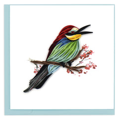 Quilled Bee-eater Greeting Card