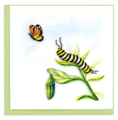 Quilled Caterpillar Greeting Card