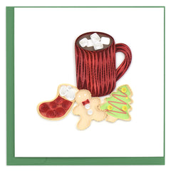 Quilled Christmas Cookies Greeting Card