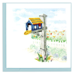 Quilled Happy Mailbox Greeting Card
