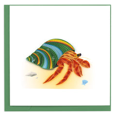 Quilled Hermit Crab  Greeting Card