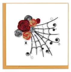 Quilled Spider's Web Greeting Card