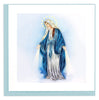 Quilled Virgin Mary Religious Card