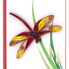 Quilled Dragonfly Gift Enclosure Mini Card