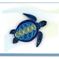 Quilled Turtle Gift Enclosure Mini Card