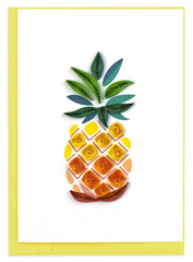 Quilled Pineapple Gift Enclosure Mini Card
